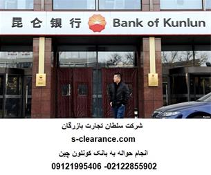 حواله یوان و یورو در بانک KUNLUN چین